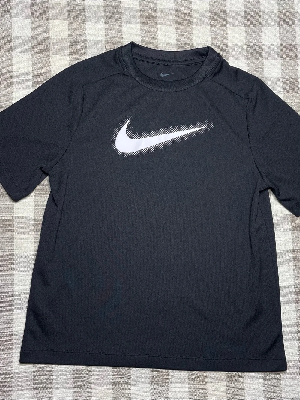 Nike Black Performance Tee with White Swoosh